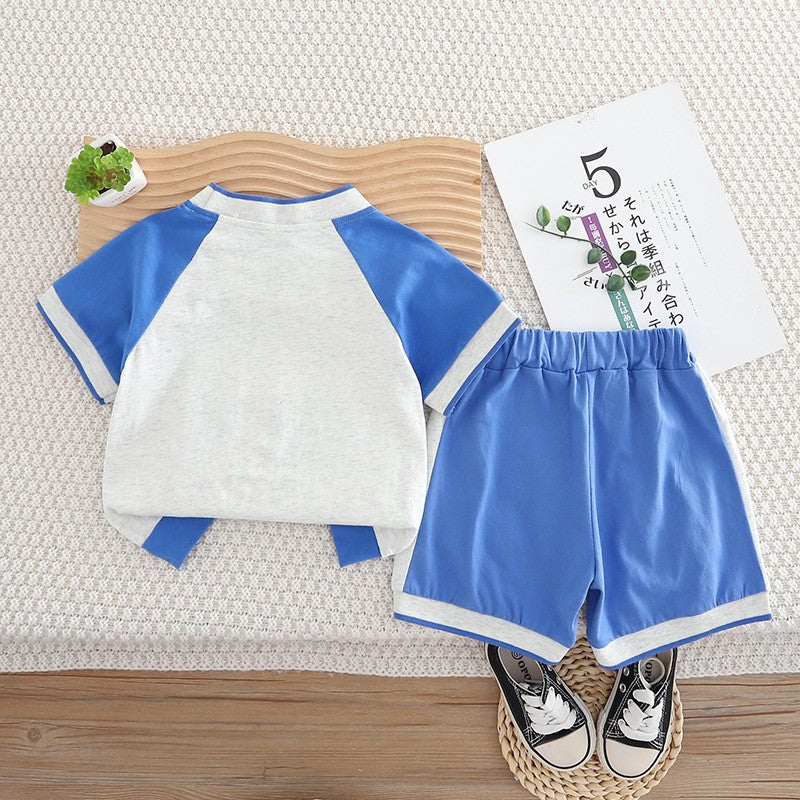 Kids Submarine Graphic T-Shirt & Shorts Set – Cute Casual 2-Piece Summer Outfit