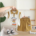Kids Teddy Bear Dance T-Shirt & Shorts Set – Cute Casual 2-Piece Summer Outfit