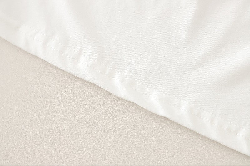 Kids White T-Shirt & Printed Shirt with Beige Shorts Set | Cute Bicycle Print Outfit for Boys