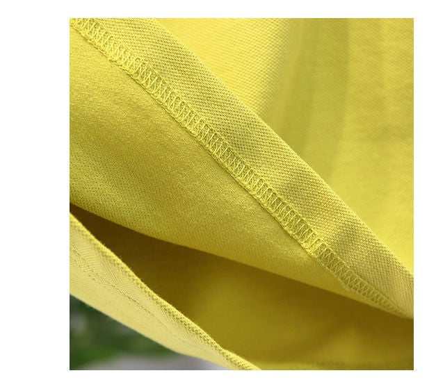 Kids Yellow Polo T-Shirt | Cute Bear Detail Collared Top for Boys