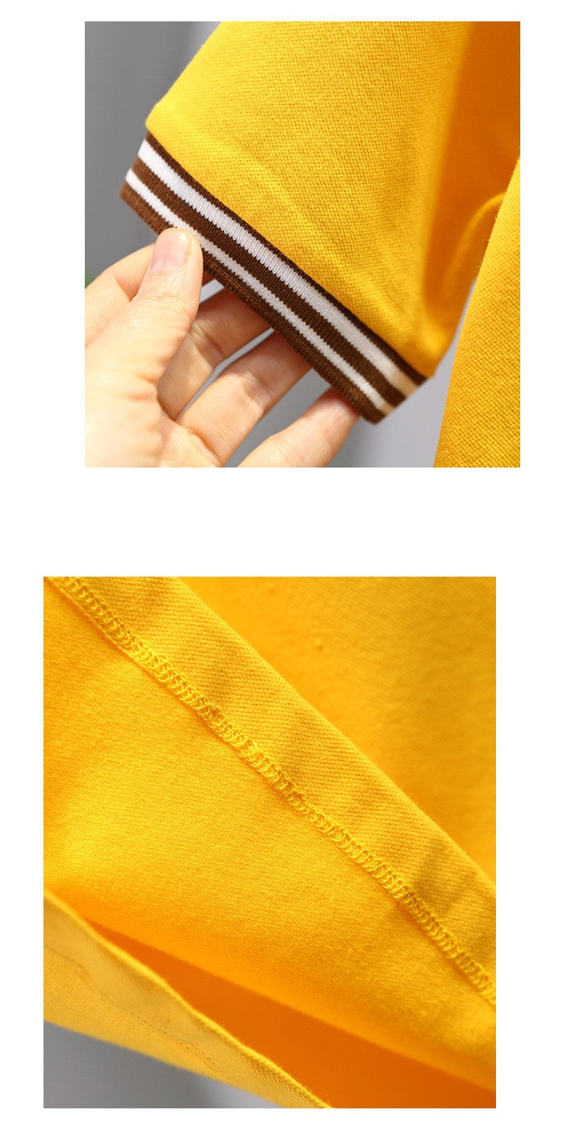 Kids Yellow Polo T-Shirt | Cute Crocodile Embroidery Collared Top for Boys